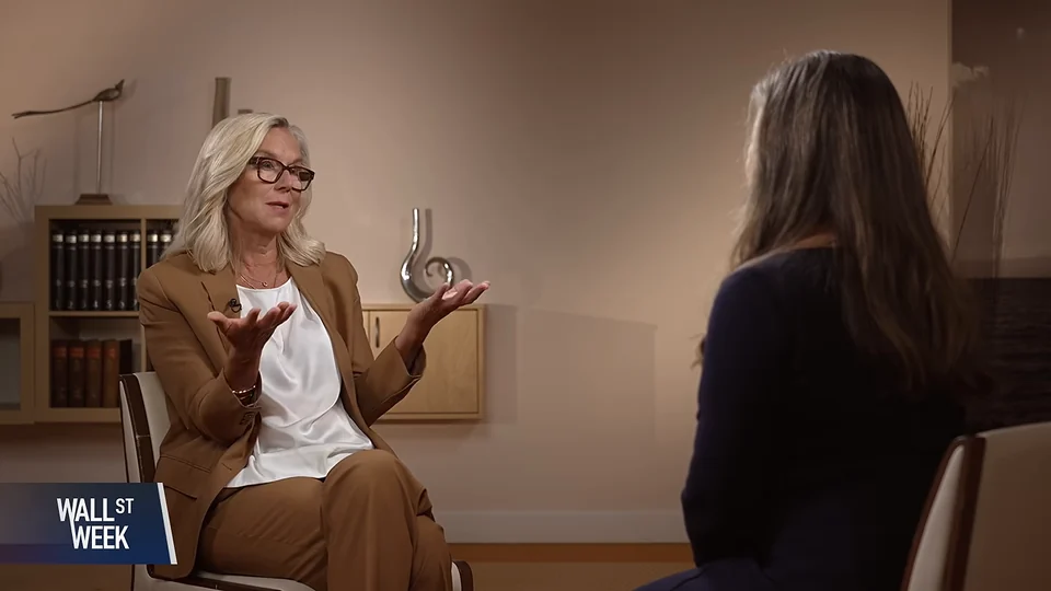 Two-person interview in Bloomberg's Wall Street Week